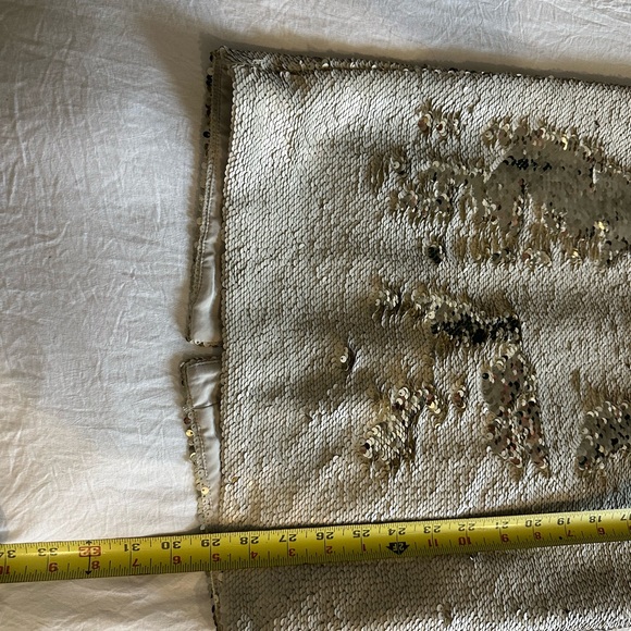 Anthropologie Hutch Golden Sequin Pencil Skirt - Picture 6 of 8